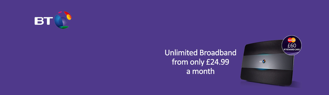 BT Home Broadband Deals | Compare With Broadband Finder