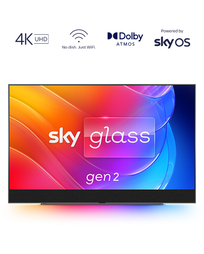 Sky glass TV gen 2. 4K UHD, No dish. Just Wifi. Dolby Atmos and powered by Sky OS